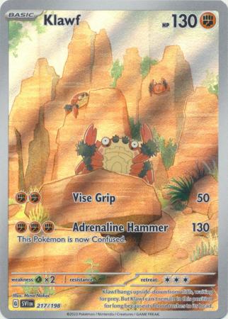 Scarlet & Violet (Base Set) : 217/198 - Klawf - Illustration Rare