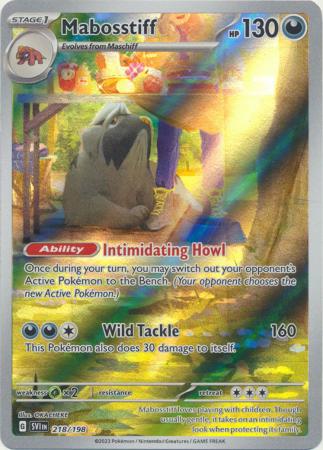 Scarlet & Violet (Base Set) : 218/198 - Mabosstiff - Illustration Rare