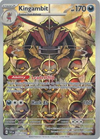 Scarlet & Violet (Base Set) : 220/198 - Kingambit - Illustration Rare