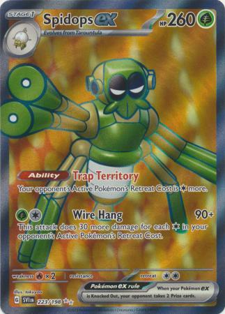 Scarlet & Violet (Base Set) : 223/198 - Spidops ex - Full Art Secret Rare