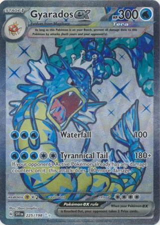 Scarlet & Violet (Base Set) : 225/198 - Gyarados ex - Full Art Secret Rare