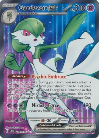 Scarlet & Violet (Base Set) : 228/198 - Gardevoir ex - Full Art Secret Rare