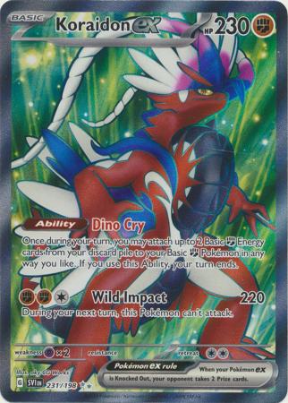 Scarlet & Violet (Base Set) : 231/198 - Koraidon ex - Full Art Secret Rare