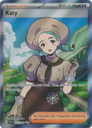 Scarlet & Violet (Base Set) : 237/198 - Katy - Full Art Secret Rare