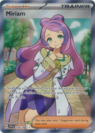 Scarlet & Violet (Base Set) : 238/198 - Miriam - Full Art Secret Rare