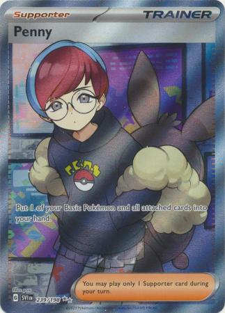 Scarlet & Violet (Base Set) : 239/198 - Penny - Full Art Secret Rare