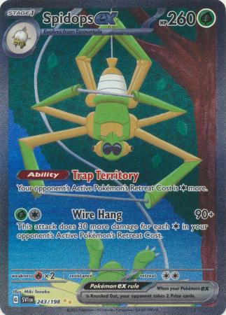 Scarlet & Violet (Base Set) : 243/198 - Spidops ex - Special Illustration Rare
