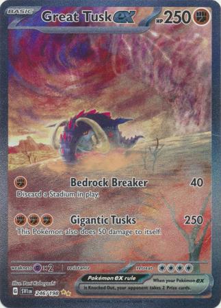 Scarlet & Violet (Base Set) : 246/198 - Great Tusk ex - Special Illustration Rare