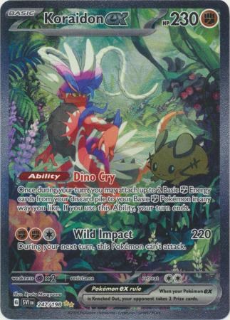 Scarlet & Violet (Base Set) : 247/198 - Koraidon ex - Special Illustration Rare