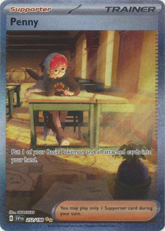 Scarlet & Violet (Base Set) : 252/198 - Penny - Special Illustration Rare