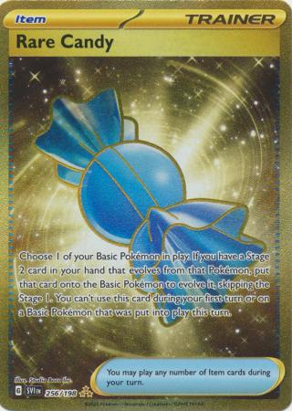 Scarlet & Violet (Base Set) : 256/198 - Rare Candy - Gold Secret Rare