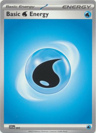 Scarlet & Violet (Base Set) : SVE003 -  Basic Water Energy