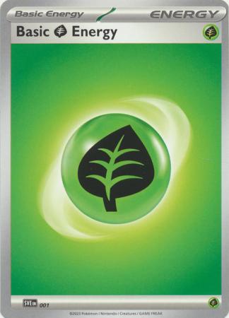 Scarlet & Violet (Base Set) : SVE001 -  Basic Grass Energy