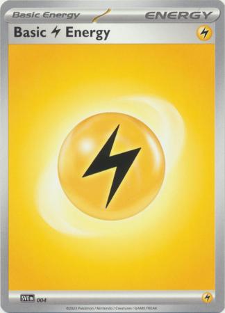 Scarlet & Violet (Base Set) : SVE004 -  Basic Lightning Energy