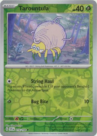 Scarlet & Violet (Base Set) : 016/198 - Tarountula - Common Reverse Holo