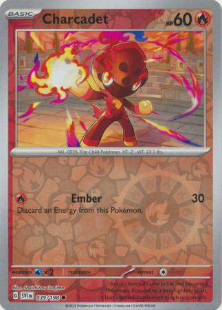 Scarlet & Violet (Base Set) : 039/198 - Charcadet - Common Reverse Holo