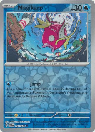 Scarlet & Violet (Base Set) : 044/198 - Magikarp - Common Reverse Holo