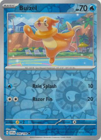 Scarlet & Violet (Base Set) : 046/198 - Buizel - Common Reverse Holo
