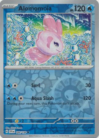 Scarlet & Violet (Base Set) : 048/198 - Alomomola - Common Reverse Holo