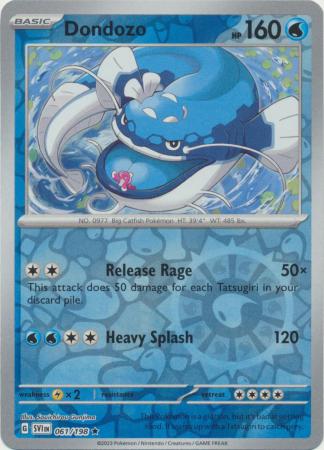 Scarlet & Violet (Base Set) : 061/198 - Dondozo - Holo Rare Reverse Holo