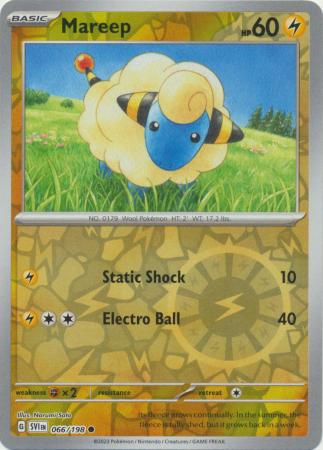 Scarlet & Violet (Base Set) : 066/198 - Mareep - Common Reverse Holo