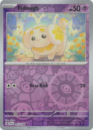 Scarlet & Violet (Base Set) : 097/198 - Fidough - Common Reverse Holo