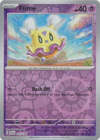 Scarlet & Violet (Base Set) : 102/198 - Flittle - Common Reverse Holo