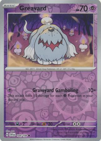 Scarlet & Violet (Base Set) : 104/198 - Greavard - Common Reverse Holo