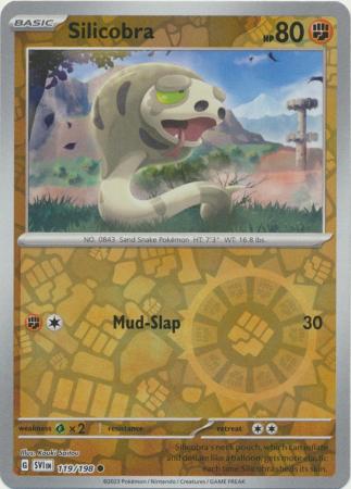 Scarlet & Violet (Base Set) : 119/198 - Silicobra - Common Reverse Holo