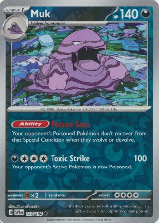 Scarlet & Violet (Base Set) : 127/198 - Muk - Uncommon Reverse Holo