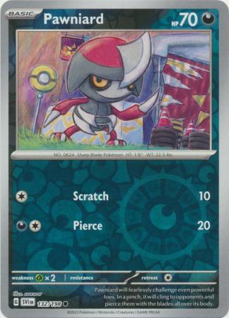 Scarlet & Violet (Base Set) : 132/198 -  Pawniard - Common Reverse Holo