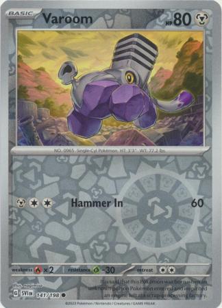 Scarlet & Violet (Base Set) : 141/198 - Varoom - Common Reverse Holo