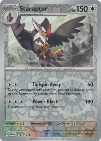 Scarlet & Violet (Base Set) : 150/198 - Staraptor - Uncommon Reverse Holo
