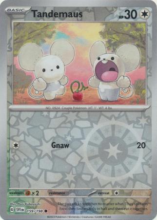 Scarlet & Violet (Base Set) : 159/198 - Tandemaus - Common Reverse Holo