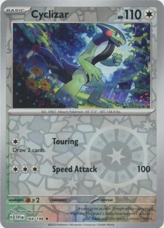 Scarlet & Violet (Base Set) : 164/198 - Cyclizar - Holo Rare Reverse Holo