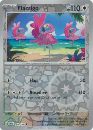 Scarlet & Violet (Base Set) : 165/198 - Flamigo - Uncommon Reverse Holo