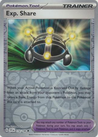 Scarlet & Violet (Base Set) : 174/198 - Exp. Share - Uncommon Reverse Holo
