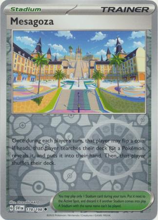 Scarlet & Violet (Base Set) : 178/198 - Mesagoza - Uncommon Reverse Holo