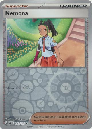 Scarlet & Violet (Base Set) : 180/198 - Nemona - Common Reverse Holo