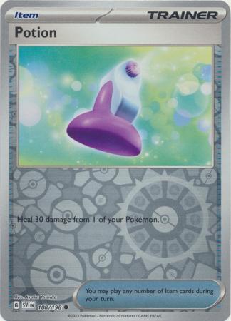 Scarlet & Violet (Base Set) : 188/198 - Potion - Common Reverse Holo