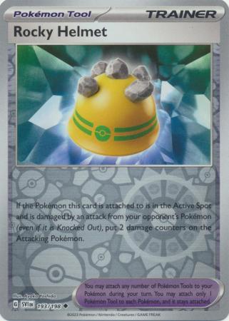 Scarlet & Violet (Base Set) : 193/198 - Rocky Helmet - Uncommon Reverse Holo