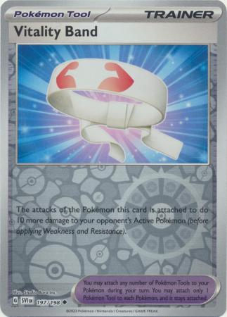 Scarlet & Violet (Base Set) : 197/198 - Vitality Band - Uncommon Reverse Holo