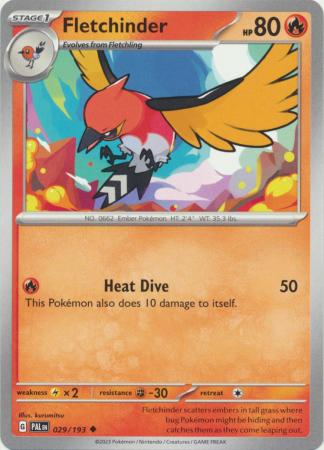Scarlet & Violet: Paldea Evolved : 029/193 - Fletchinder - Uncommon