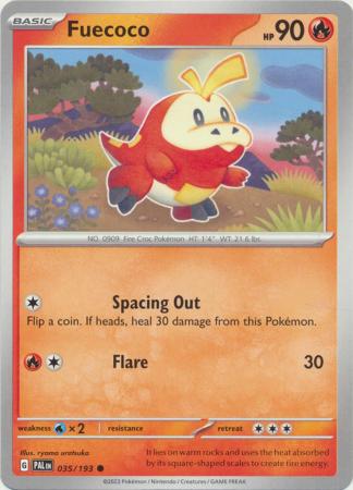 Scarlet & Violet: Paldea Evolved : 035/193 - Fuecoco - Common