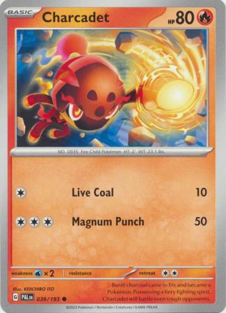 Scarlet & Violet: Paldea Evolved : 039/193 - Charcadet -  Common