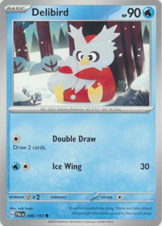 Scarlet & Violet: Paldea Evolved : 046/193 - Delibird - Common
