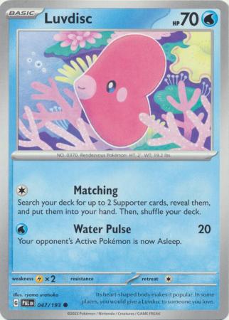 Scarlet & Violet: Paldea Evolved : 047/193 - Luvdisc - Common