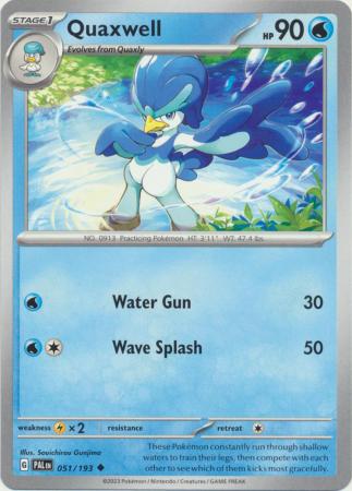 Scarlet & Violet: Paldea Evolved : 051/193 - Quaxwell - Uncommon
