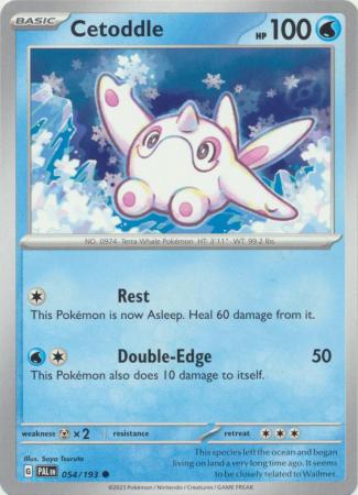 Scarlet & Violet: Paldea Evolved : 054/193 - Cetoddle - Common