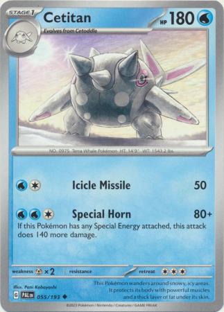 Scarlet & Violet: Paldea Evolved : 055/193 - Cetitan - Uncommon